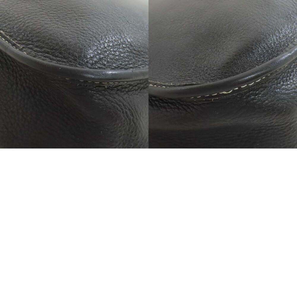 CHRISTIAN DIOR Black Leather Shoulder Bag - Picture 10 of 11